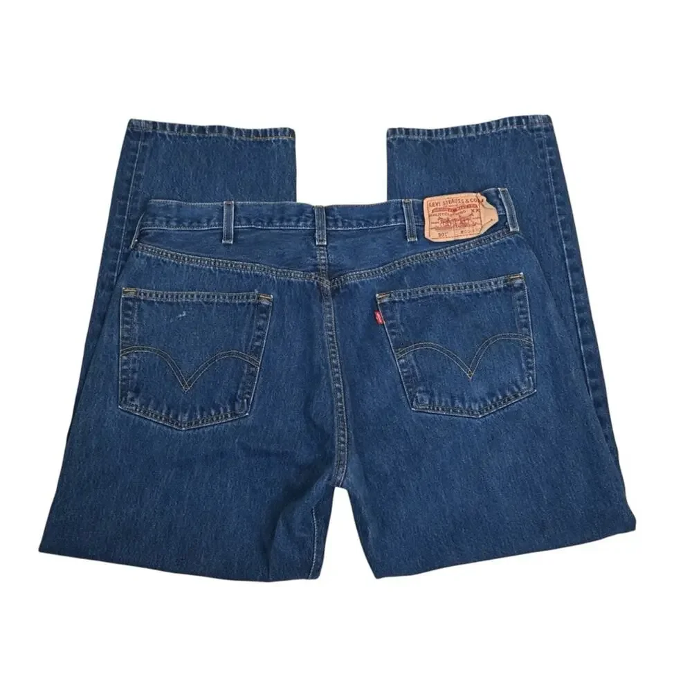 Levi's 501 Men's Straight Leg Button Fly Jean 40x30